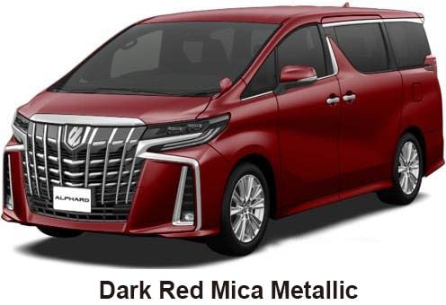 Toyota Alphard Aero Executive Lounge Color: Dark Red Mica Metallic