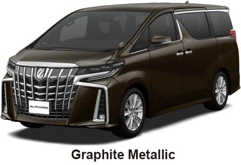 Toyota Alphard Aero Executive Lounge Color: Graphite Metallic