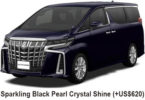 Toyota Alphard Aero Executive Lounge Color: Sparkling Black Pearl Crystal Shine