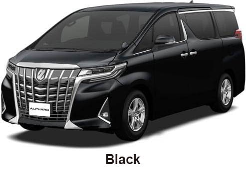 Toyota Alphard Aero Executive Lounge Color: Black