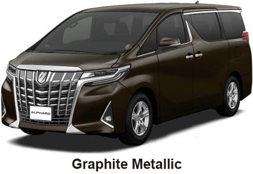 Toyota Alphard Aero Executive Lounge Color: Graphite Metallic
