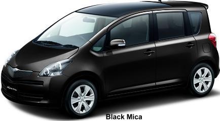 Toyota Ractis New Car Black Mica Color