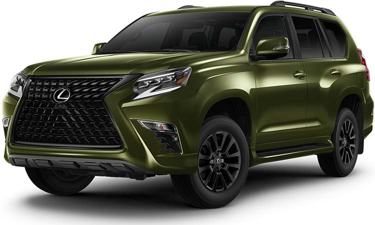 New Lexus GX Left Hand Drive body color: Terrane Khaki