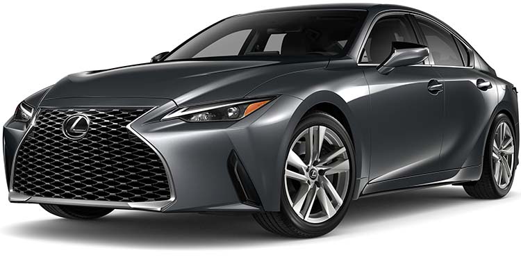 New Lexus IS Left Hand Drive body color: Sonic Chrome