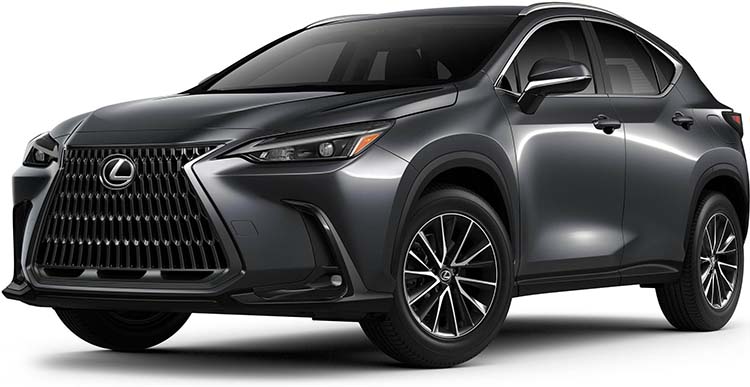 New Lexus NX Left Hand Drive body color: Sonic Chrome