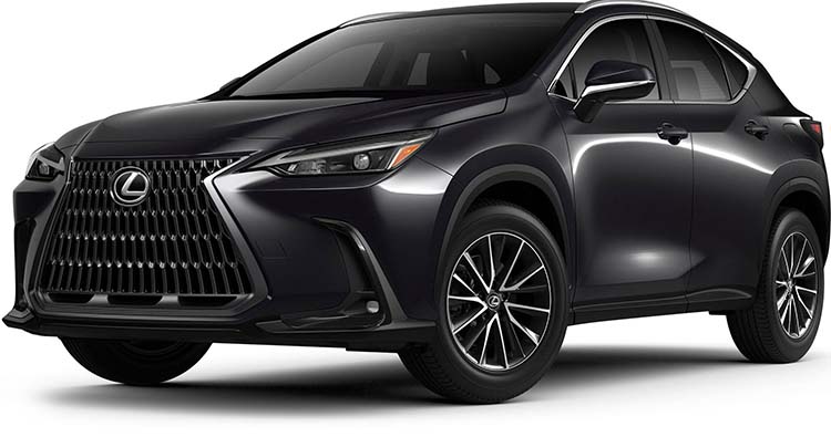 New Lexus NXh Left Hand Drive body color: Graphite Black