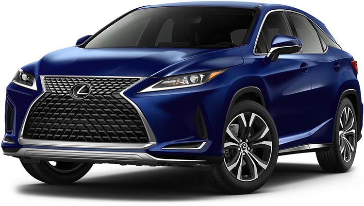 New Lexus RX Left Hand Drive body color: Deep Blue Mica