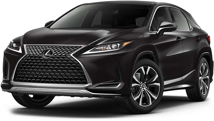 New Lexus RX Left Hand Drive body color: Graphite Black