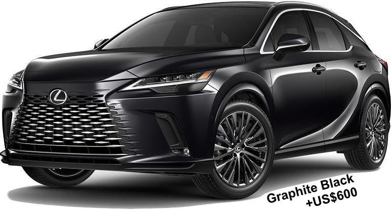 New Lexus RX350h body color: GRAPHITE BLACK (option color +US$600)