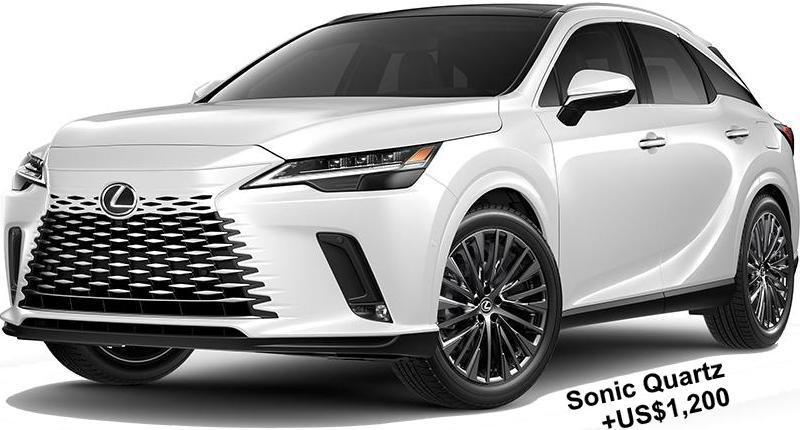 New Lexus RX350h body color: SONIC QUARTZ (option color +US$1,200)