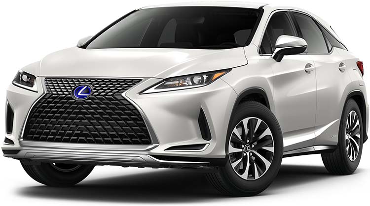 New Lexus RXh Left Hand Drive body color: Sonic Quartz