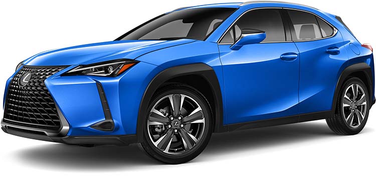 New Lexus UX Left Hand Drive body color: Celestial Blue