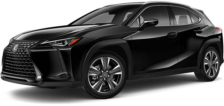 New Lexus UX Left Hand Drive body color: Graphite Black