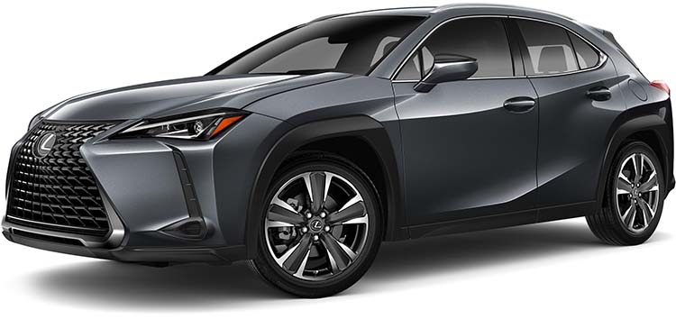 New Lexus UX Left Hand Drive body color: Sonic Chrome