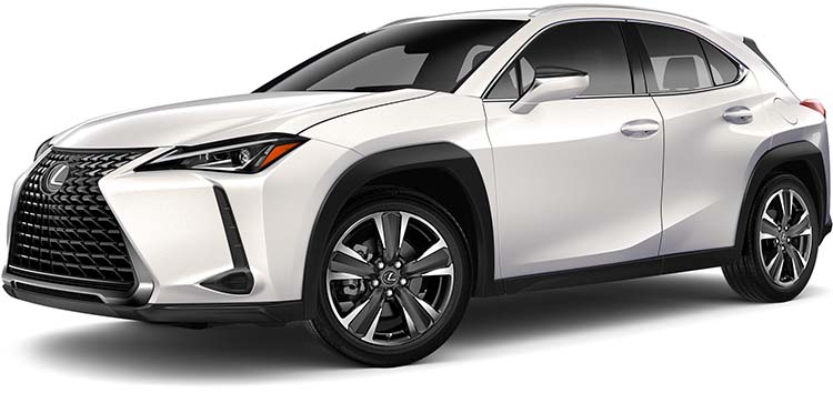 New Lexus UX Left Hand Drive body color: Sonic Quartz