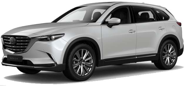 New Mazda cx 9 Left Hand Drive body color: Snowflake White Pearl Mica