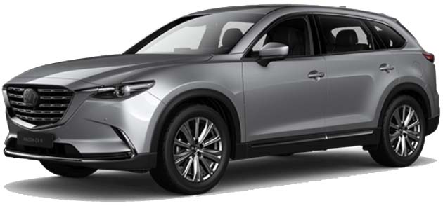 New Mazda cx 9 Left Hand Drive body color: Sonic Silver