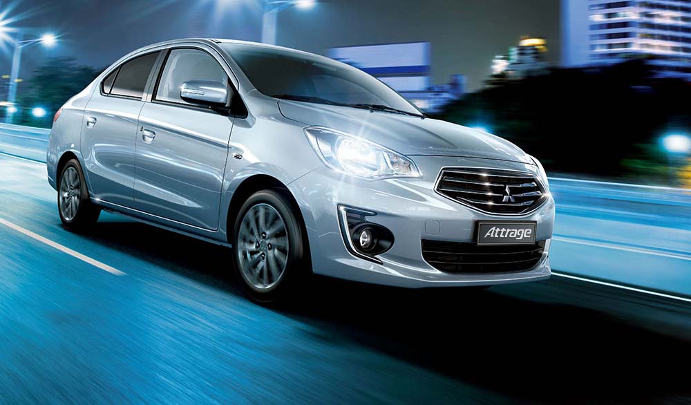 New Mitsubishi Attrage Left Hand Drive photo: Front view image