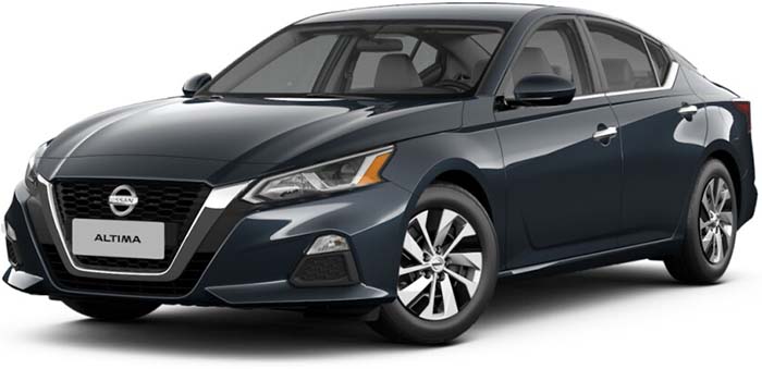 New Nissan Altima Left Hand Drive body color: Dark Blue