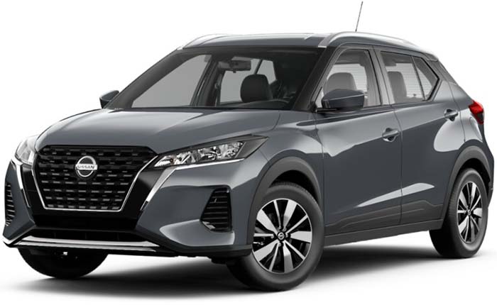 New Nissan Kicks Left Hand Drive body color: Boulder Gray