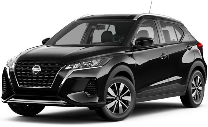 New Nissan Kicks Left Hand Drive body color: Super Black