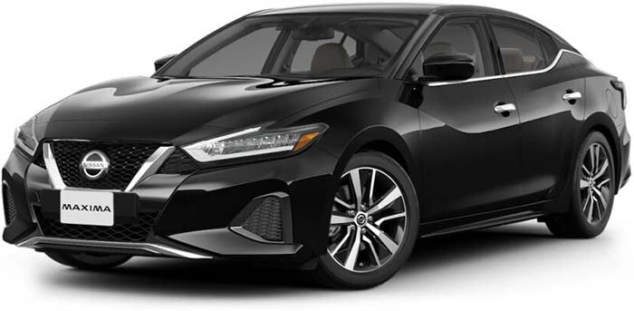 New Nissan Maxima Left Hand Drive body color: Black