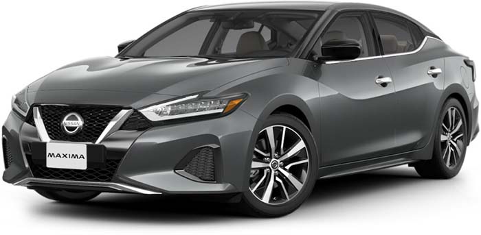 New Nissan Maxima Left Hand Drive body color: Metallic Slate