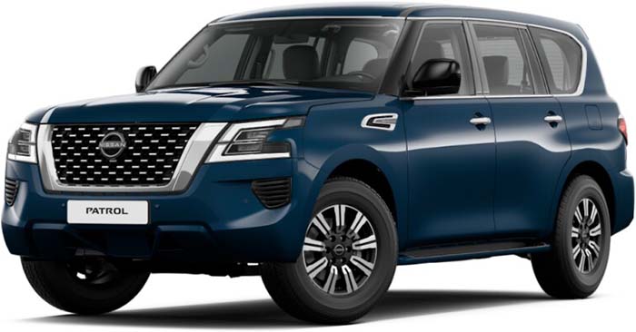 New Nissan Patrol Left Hand Drive body color: Dark Blue