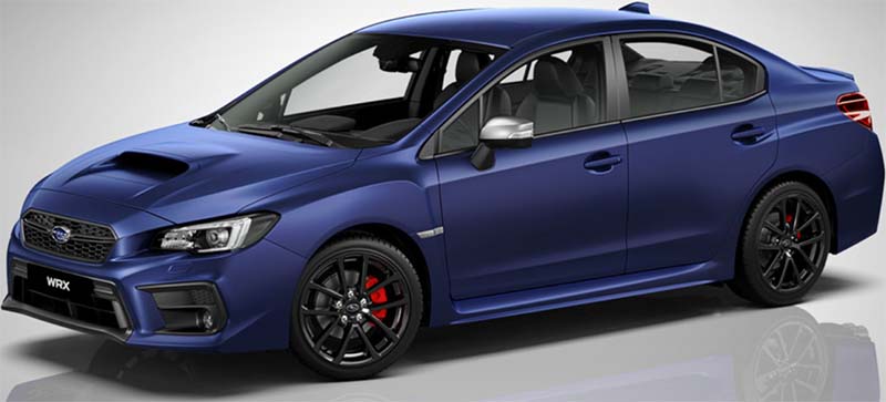 New Subaru WRX Left Hand Drive body color: Lapis Blue Pearl