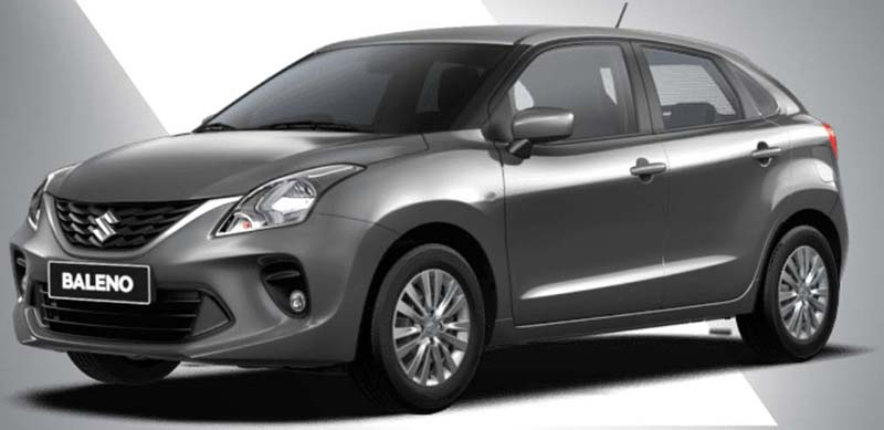 New Suzuki Baleno Left Hand Drive body color: Granite Gray