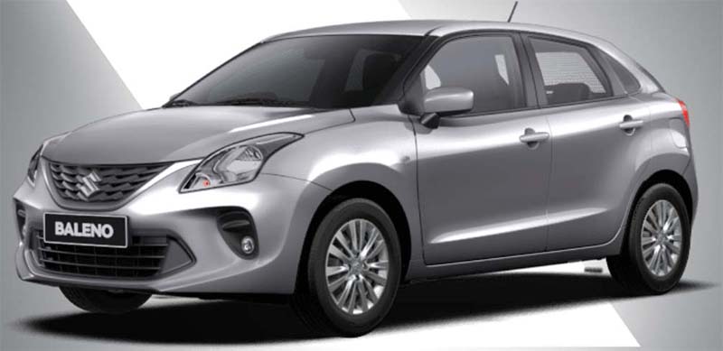 New Suzuki Baleno Left Hand Drive body color: Premium Silver