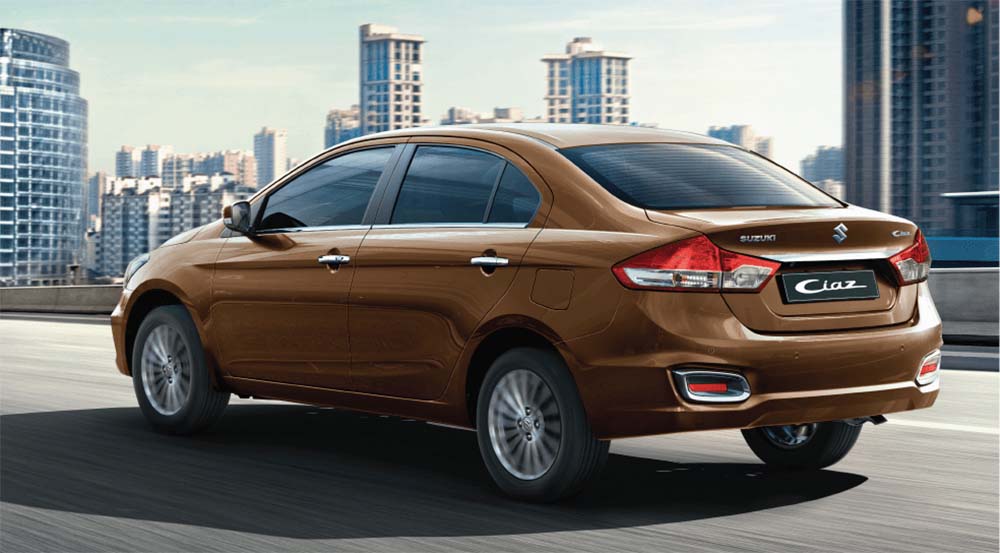 New Suzuki Ciaz Left Hand Drive photo: Back view image