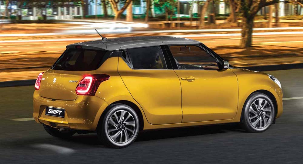 New Suzuki Swift Left Hand Drive photo: Back view image