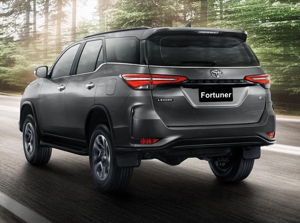 New Toyota Fortuner photo: Back view image