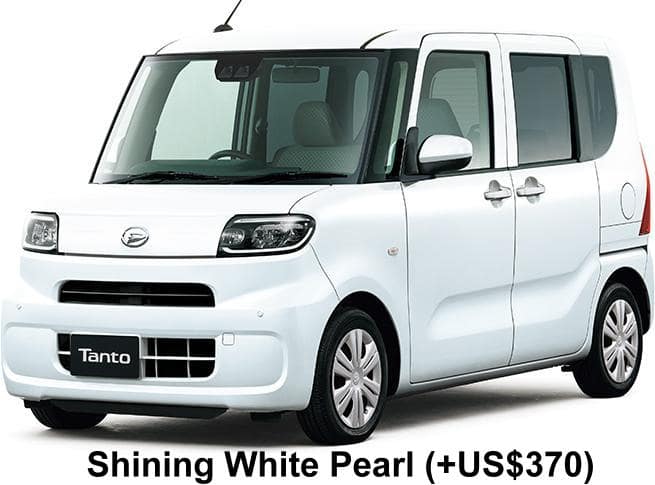 New Daihatsu Tanto body color: Shining White Pearl (+US$370)