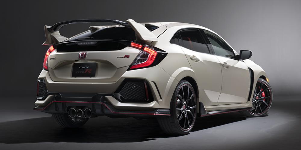 New Honda Civic Type picture, Rear view photo and Exterior image