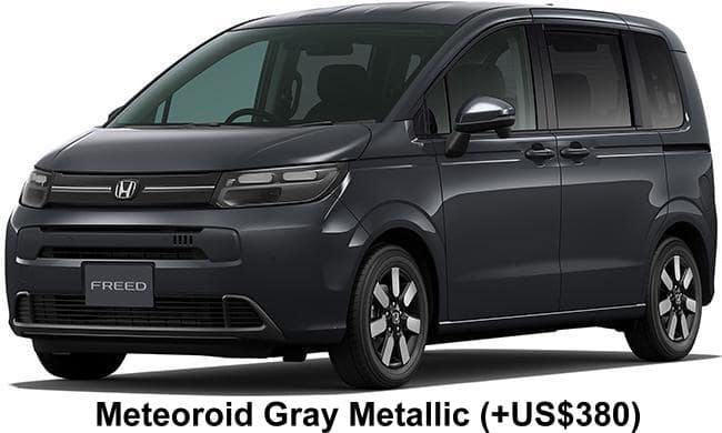 New Honda Freed Air EX body color: Meteoroid Gray Metallic (+US$380)