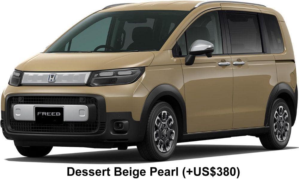 New Honda Freed CrossStar body color: Dessert Beige Pearl (+US$380)