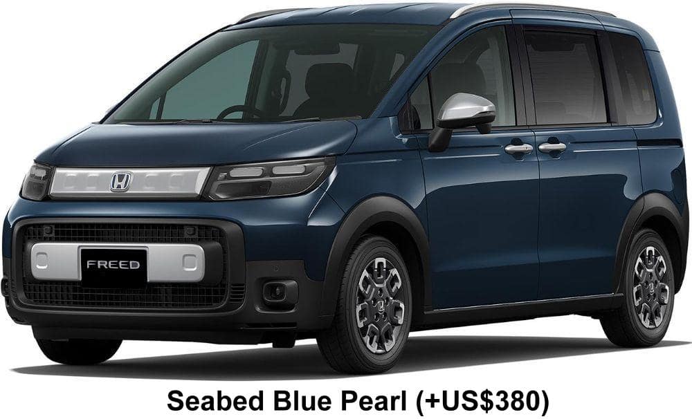 New Honda Freed CrossStar body color: Seabed Blue Pearl (+US$380)