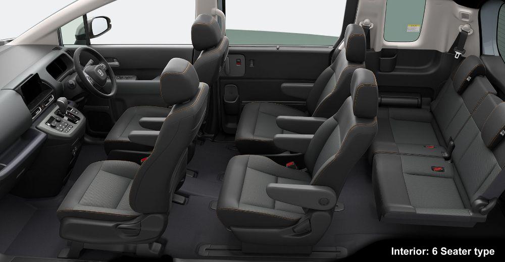 New Honda Freed CrossStar photo: Interior view image (6-Seater Model)