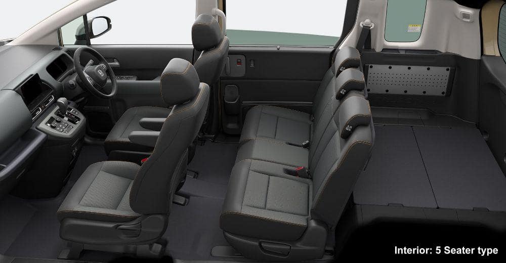 New Honda Freed CrossStar photo: Interior view image (5-Seater Model)