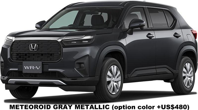 Honda WR-V body color: METEOROID GRAY METALLIC (option color +US$480)