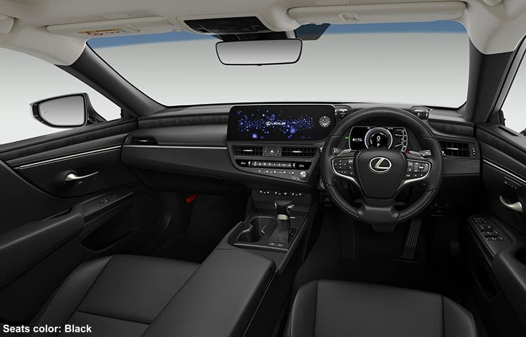 New Lexus ES300h Cockpit picture: Black