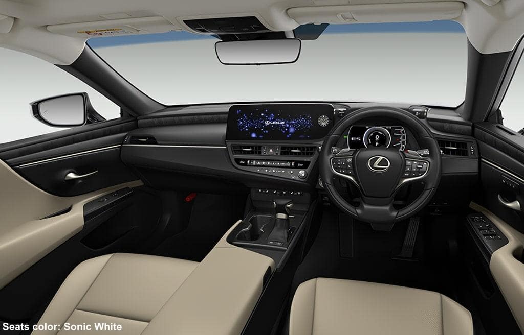 New Lexus ES300h Cockpit picture: Sonic White