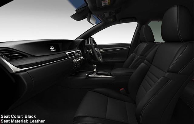 New Lexus GS300 F-Sport Interior photo: BLACK