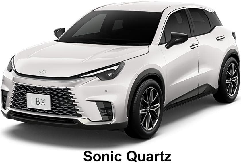 New Lexus LBX body color: Sonic Quartz