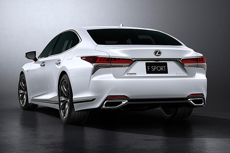 New Lexus LS500 F-Sport picture: Back view 1