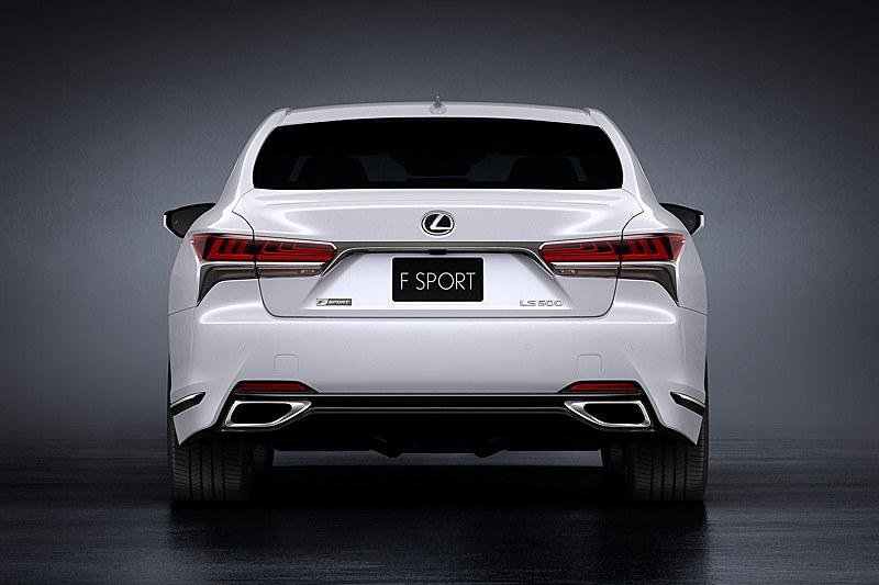 New Lexus LS500 F-Sport picture: Back view 2