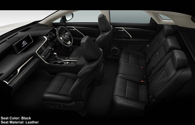 New Lexus RX300 Version-L Interior photo: Black (Leather)