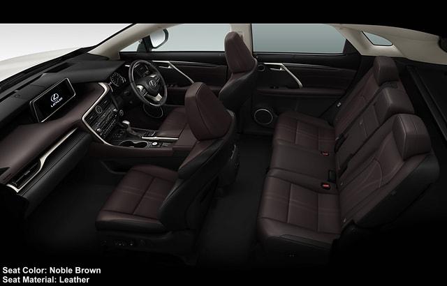 New Lexus RX300 Version-L Interior photo: Noble Brown (Leather)